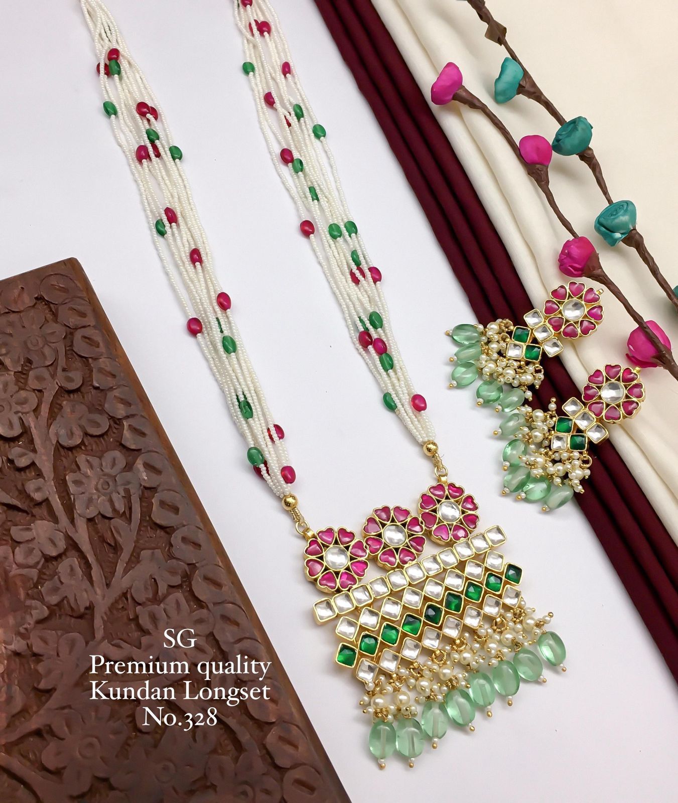 Kundan Long Set