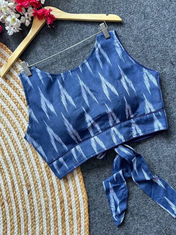 Original Ikkat Handloom Fabric Blouse