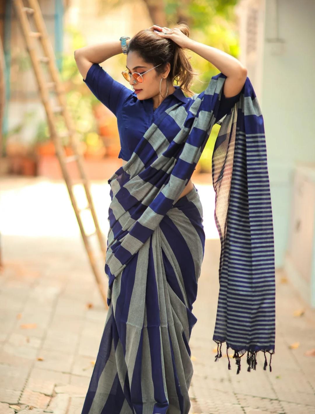 khadi cotton saree