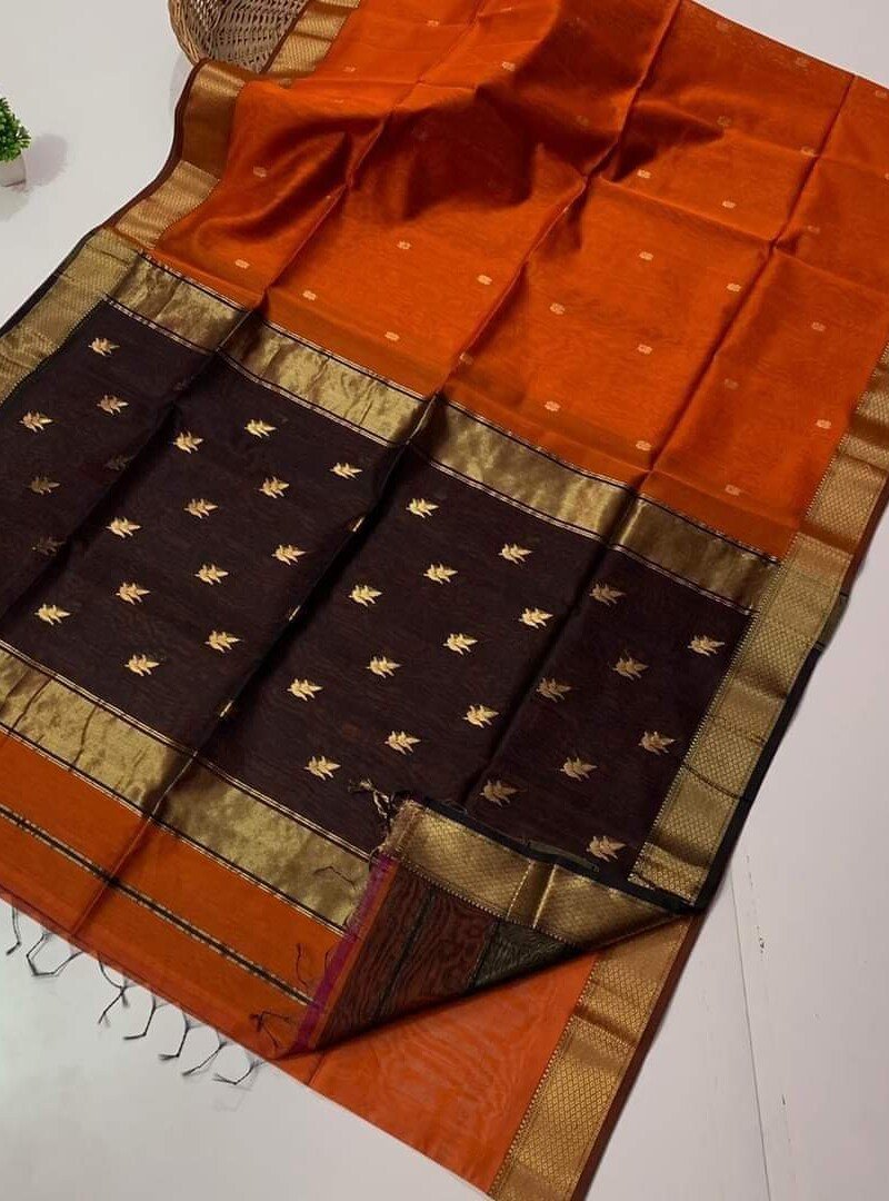 Cotton Silk Mashawari Saree